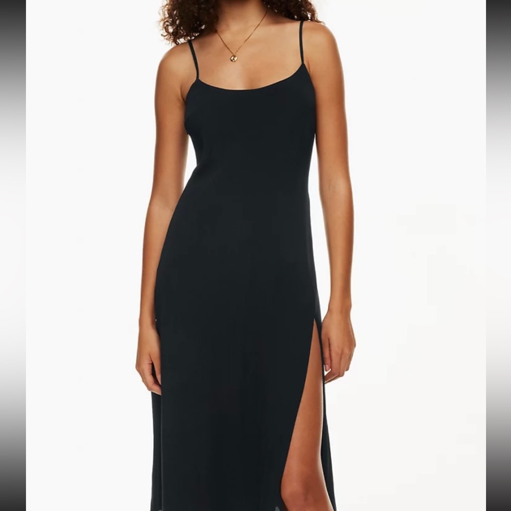 Babaton midi slit dress